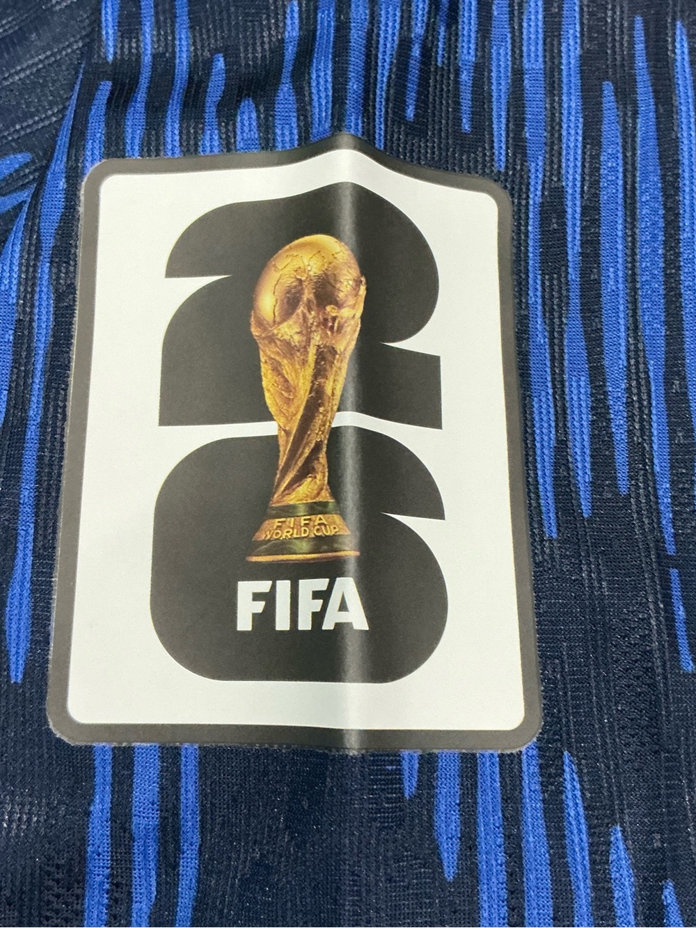 Jordan Brazil Vini Jr 10 Soccer Jersey Blue Aero-Fit 2026 World Cup Patch XL - Picture 4 of 9